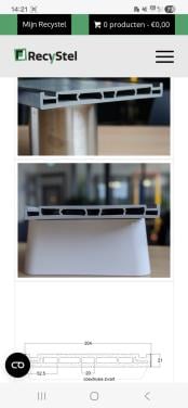 Kunststof stelkozijn R-2005