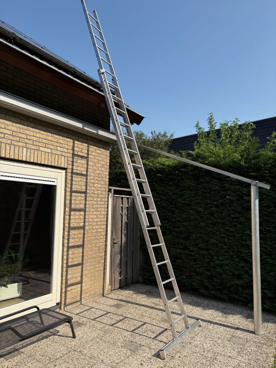 Ladder aluminium werkhoogte 8,28 m