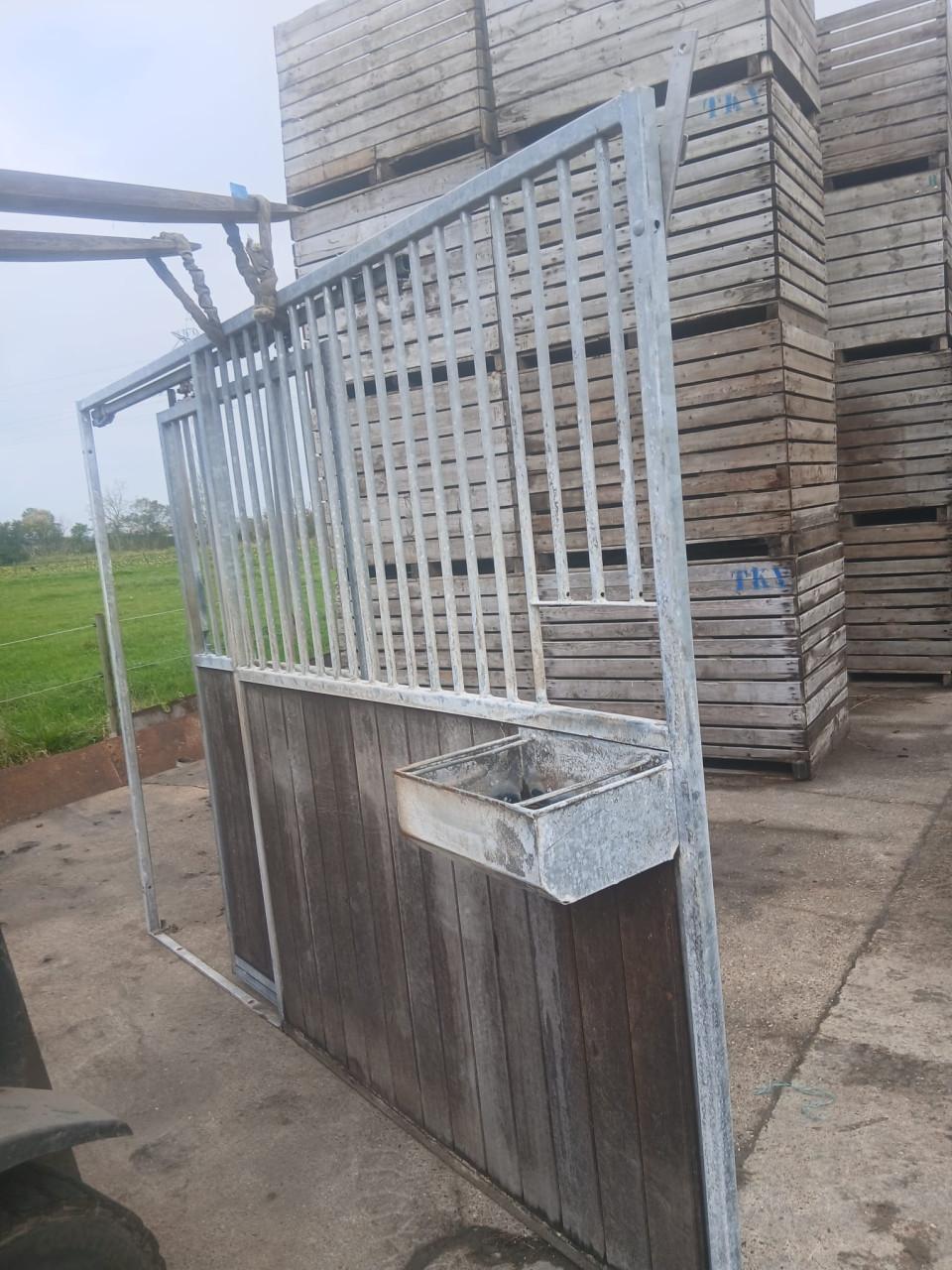 Voorfront paardenbox