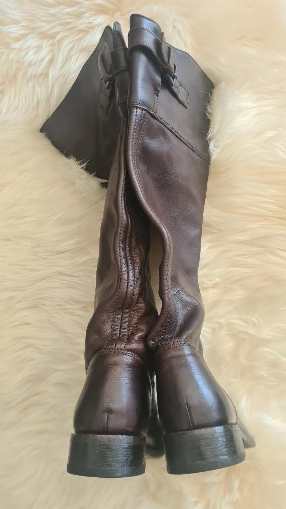 PANTANETTI: Als nieuwe hoge laarzen donkerbruin maat 36