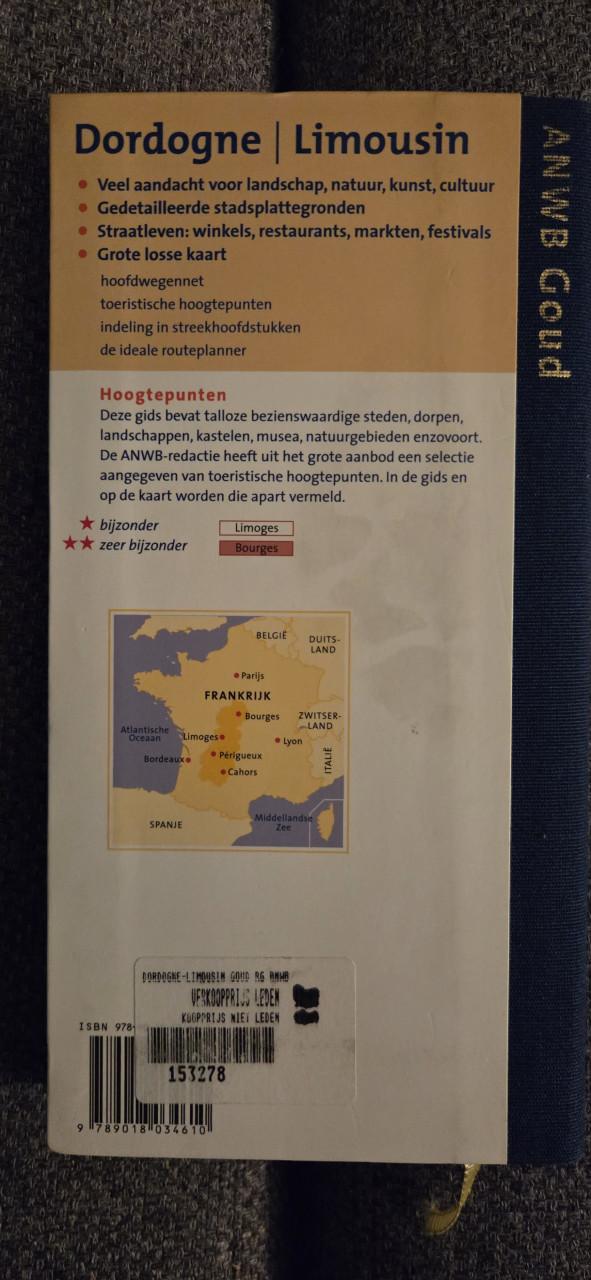 Reisgids Dordogne Limousin