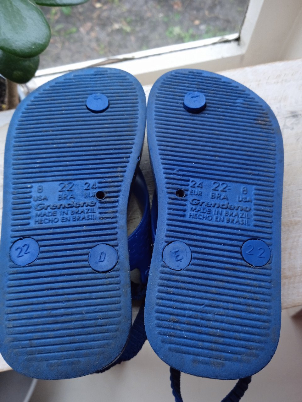 Ipanema slippers blauw ~ slippertjes kind maat 24 (EUR)