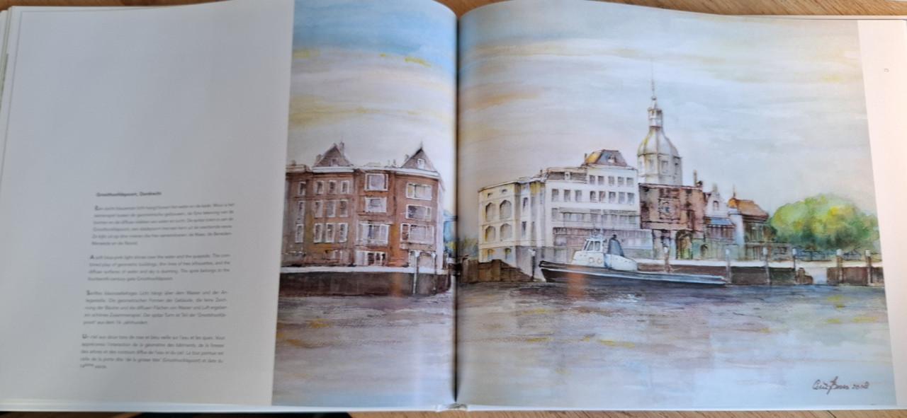 Land, Licht & Water, Holland in aquarel, door Arie Boers