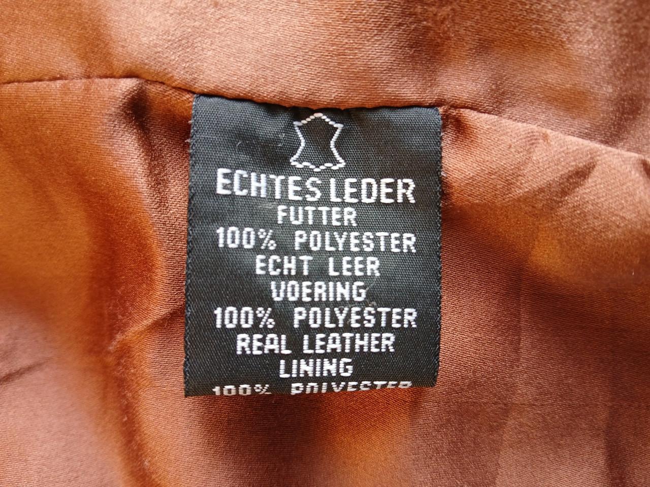 Leren jas dames/meisjes maat XS