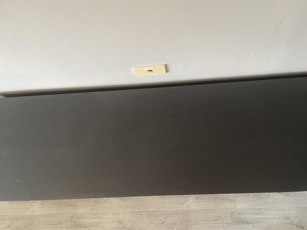 Dressoir, donkerblauw, 195 cm breed, 90 cm hoog en 45 cm diep