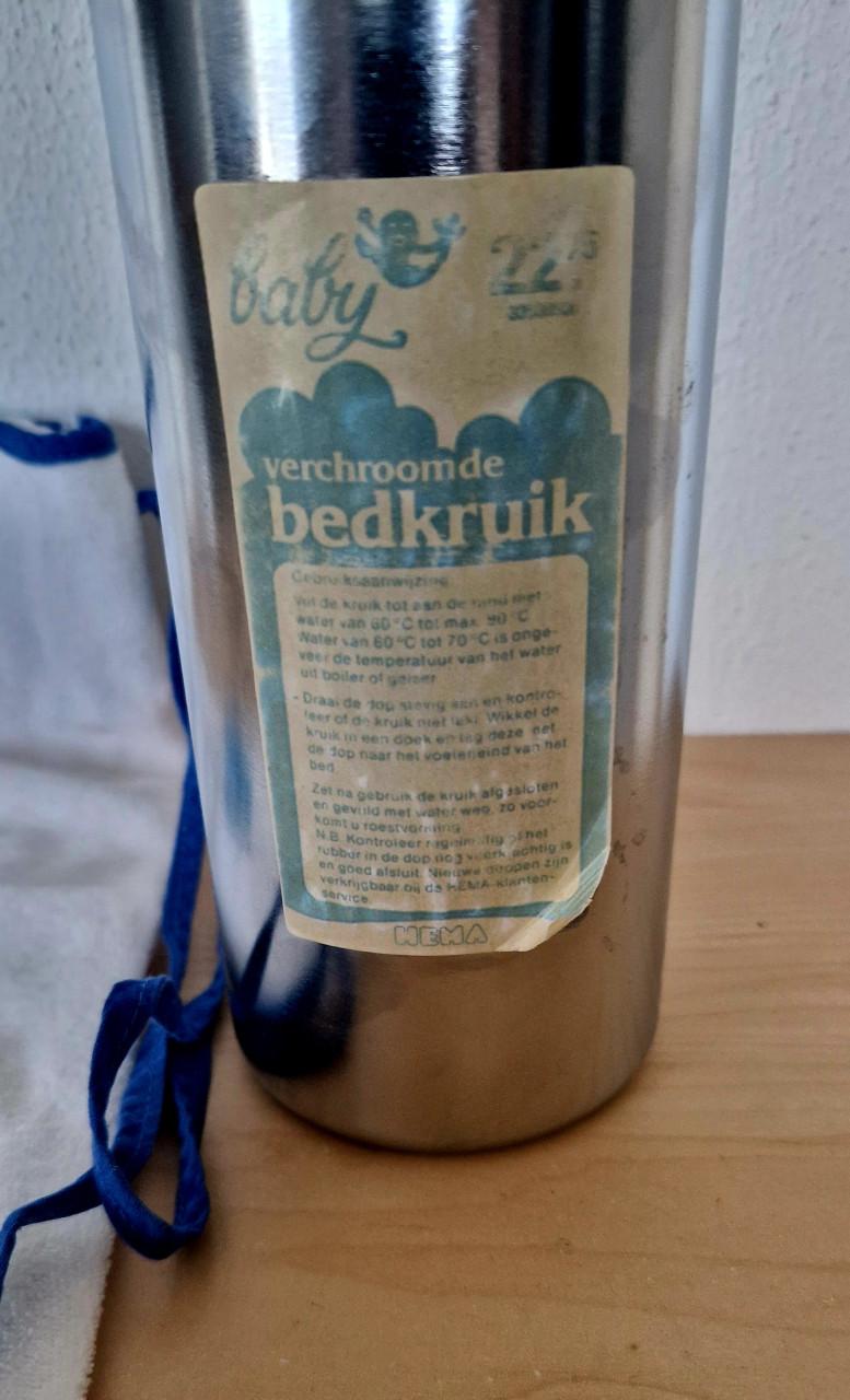 Roestvrijstalen bedkruik incl. kruikenzak