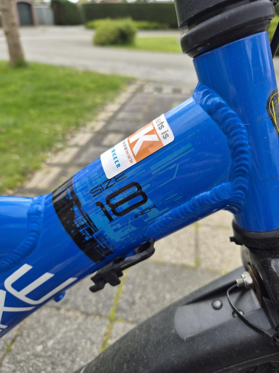 Kinderfiets Loekie Snake 18inch