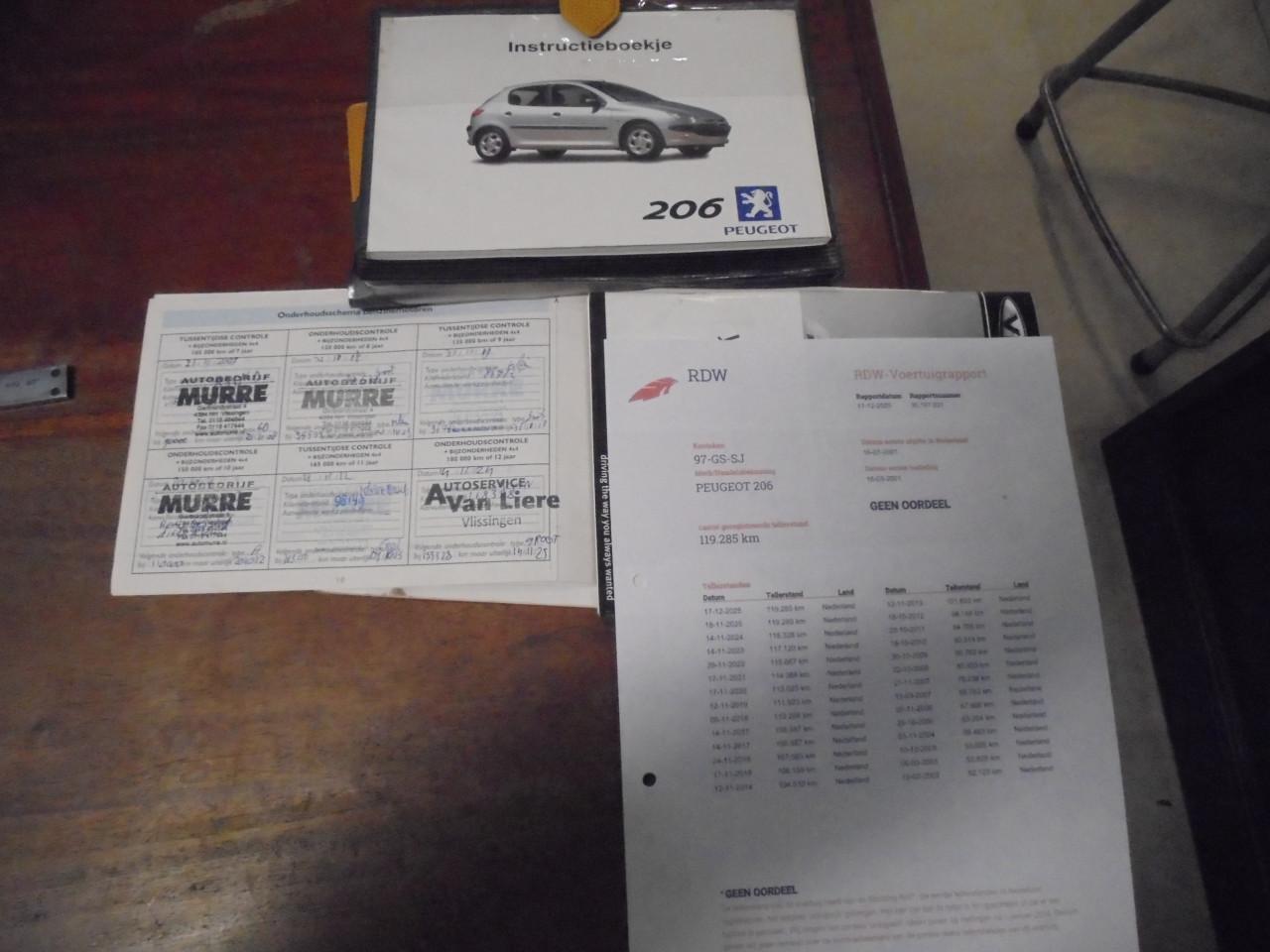 206 van Tweede eigenaar  119.278 Km goed onderhouden