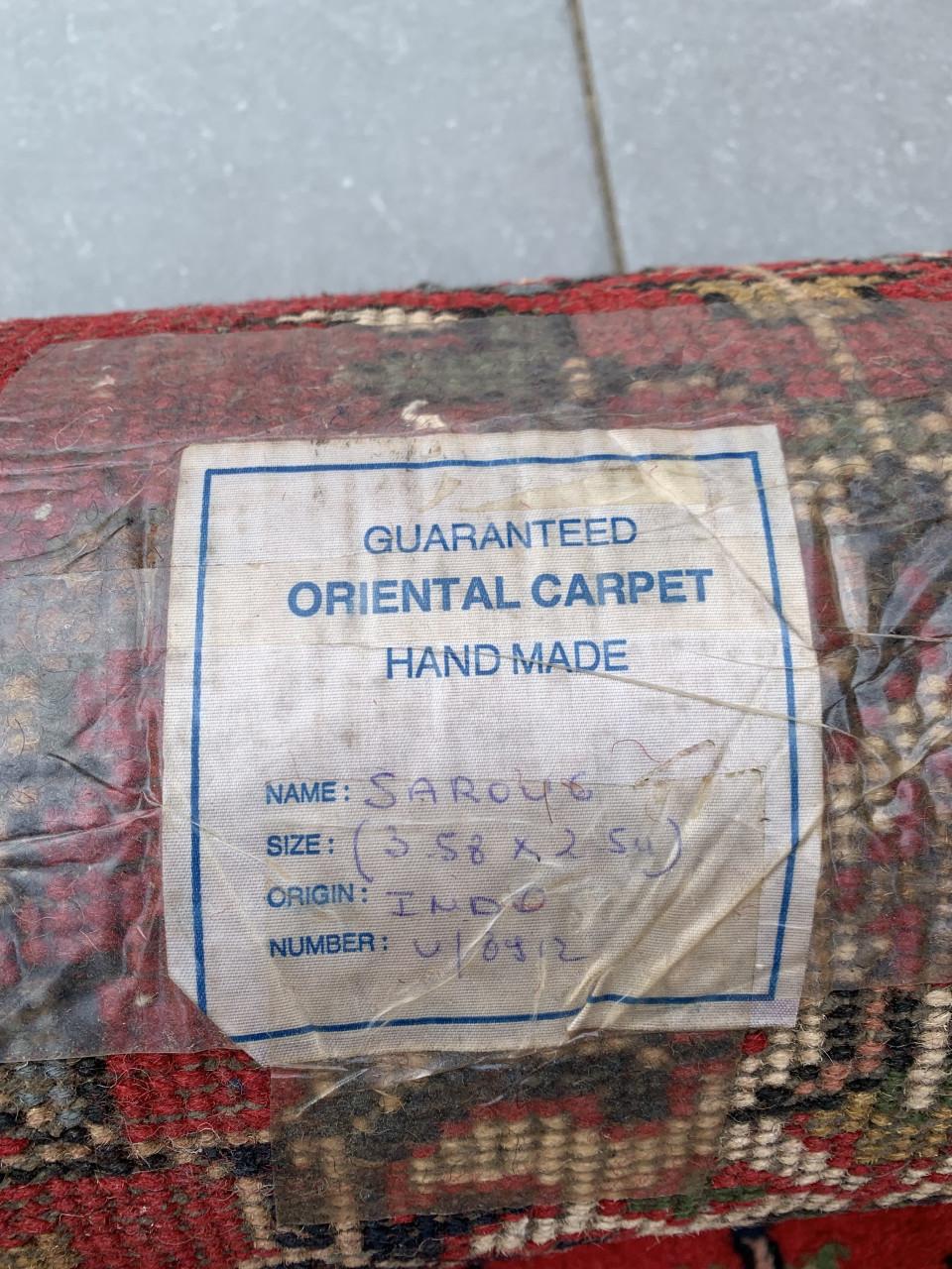 🥰Schitterend Groot Handgeknoopt Vintage Vloerkleed uit India🥰