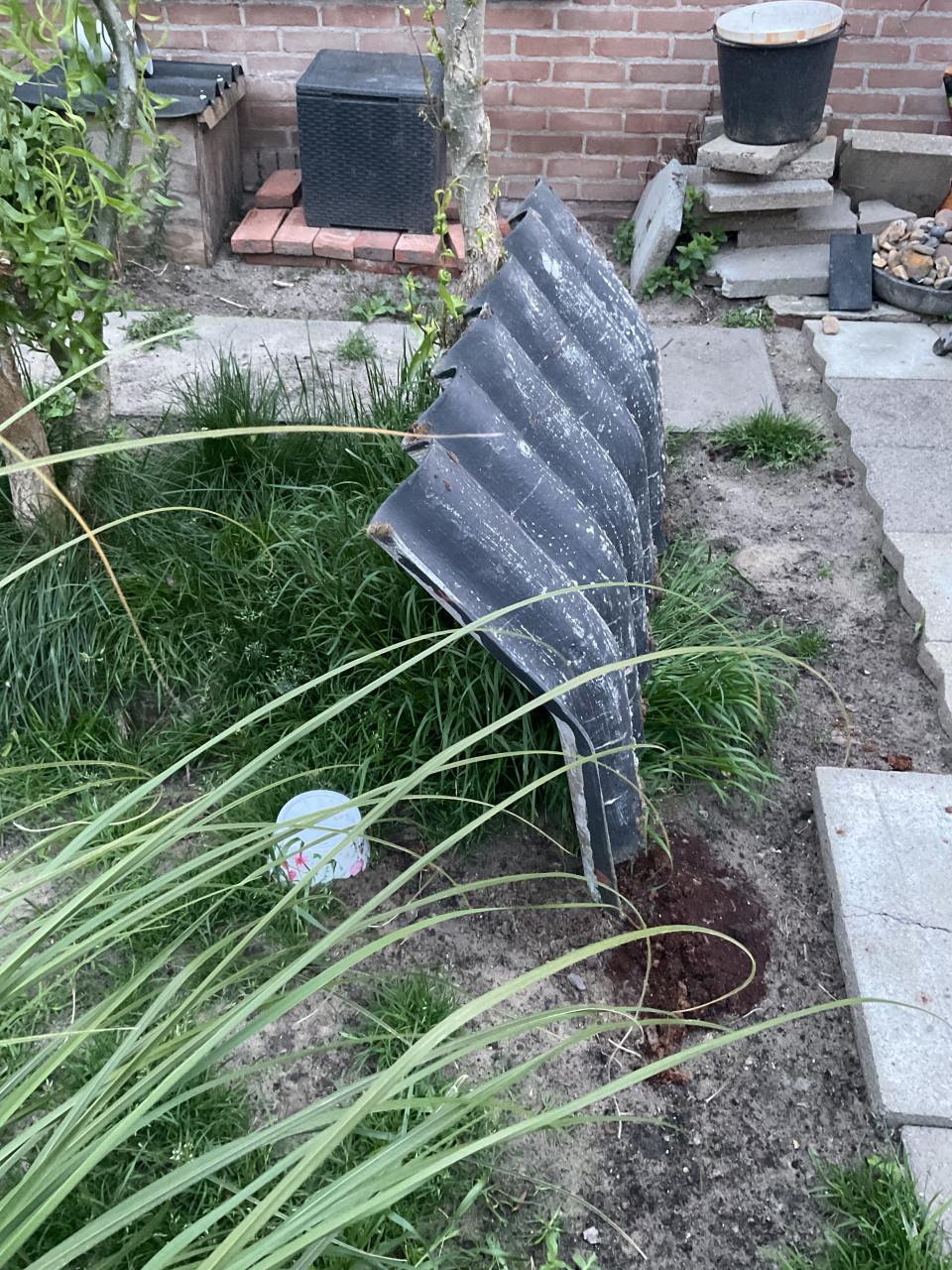 Golfplaten van vezelcement plus nokplaten