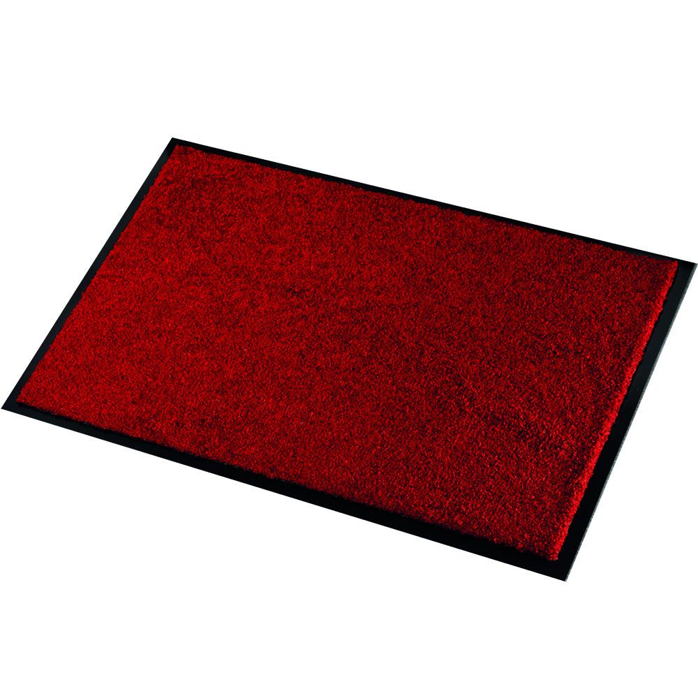 Droogloopmat rood afmetingen