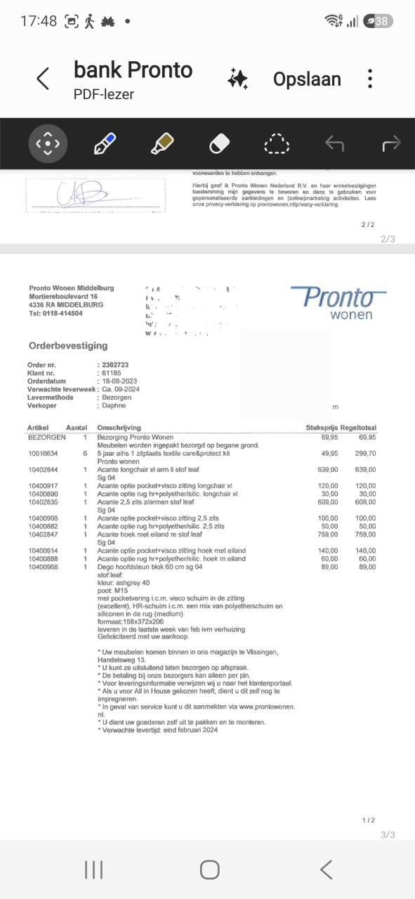 Te koop: Mooie lichtgrijze hoekbank (Pronto) – 2 jaar oud
