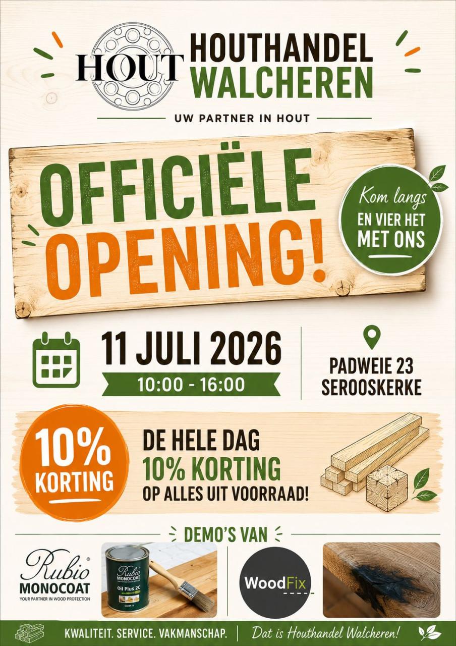 Opening Houthandel Walcheren