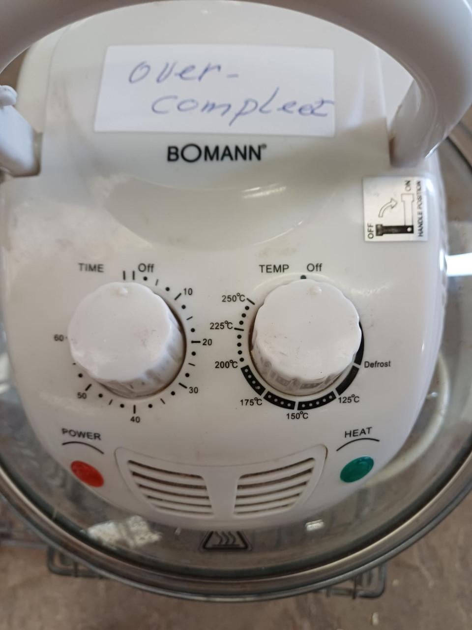 Bomann hete luchtoven