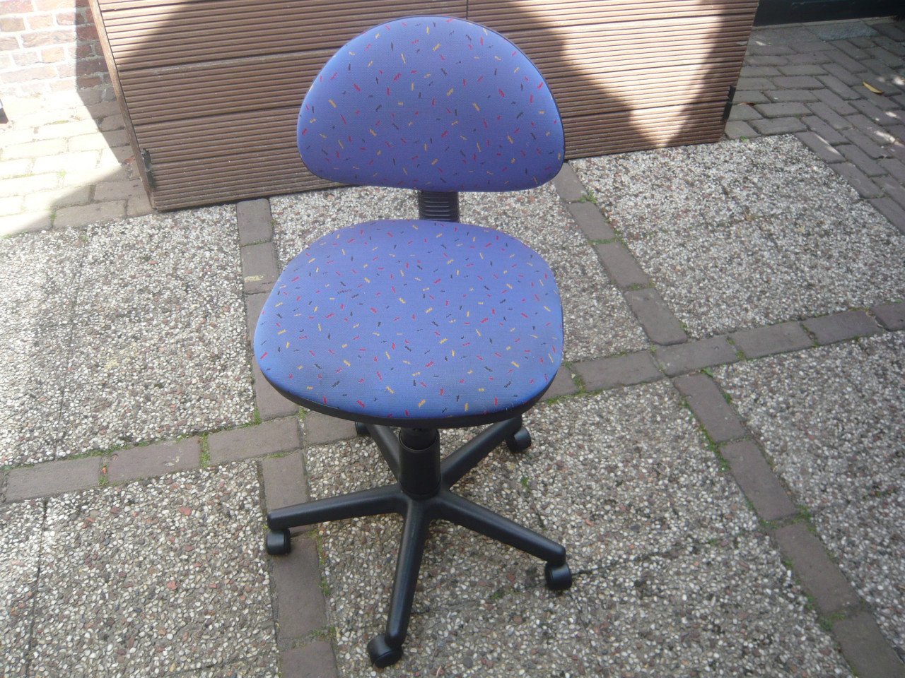 Vintage Bureautje met bureaustoel