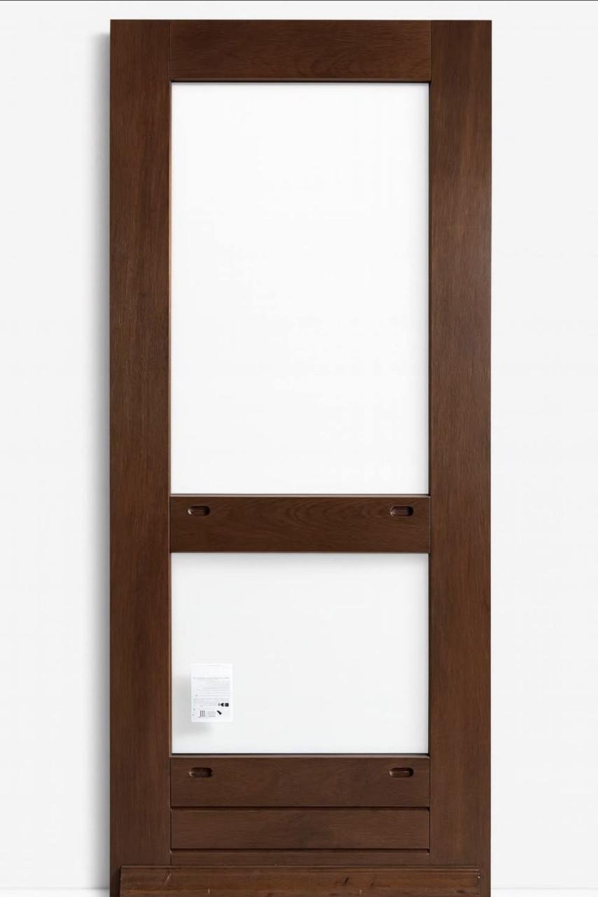 Nieuwe hardhouten voordeur (87,5 x 211,5) HR++