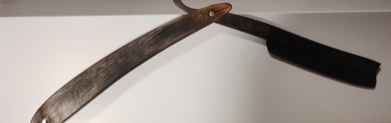 Barbiersmes, gebroeders PITTS 1930.