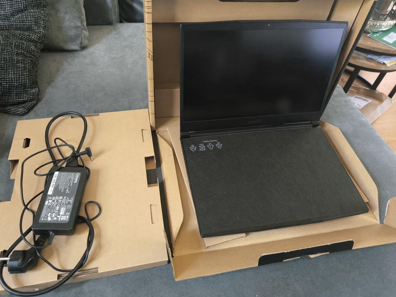 Msi thin gaming laptop 16gb ram nieuwe generatie
