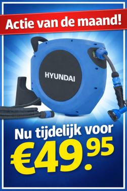 Tuinslang, automatisch oprolbaar. AKTIE VAN DE MAAND!