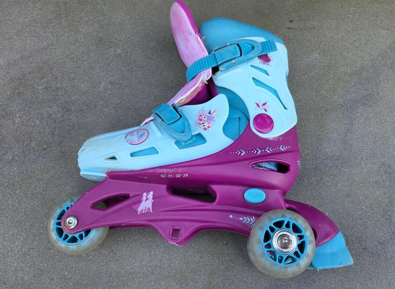 🎈Frozen Inline skates. 🤩Verstelbaar van maat 29 t/m 32.