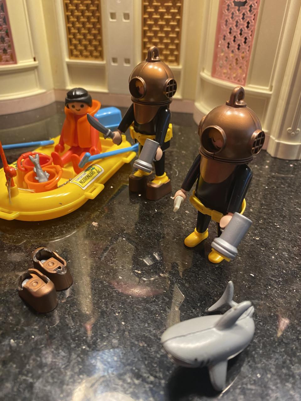 Playmobil boot duikers