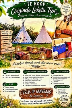Originele lakota tipi’s