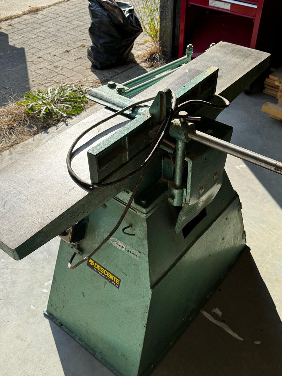 Robuuste Descente 30cm vlakbank op 240volt / schaafbank