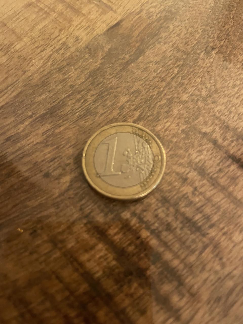 1 euromunt misslag Frankrijk 2001 zeldzaam/speciaal