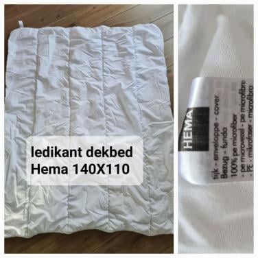 Hema zacht wit dekbed voor ledikant 140X110