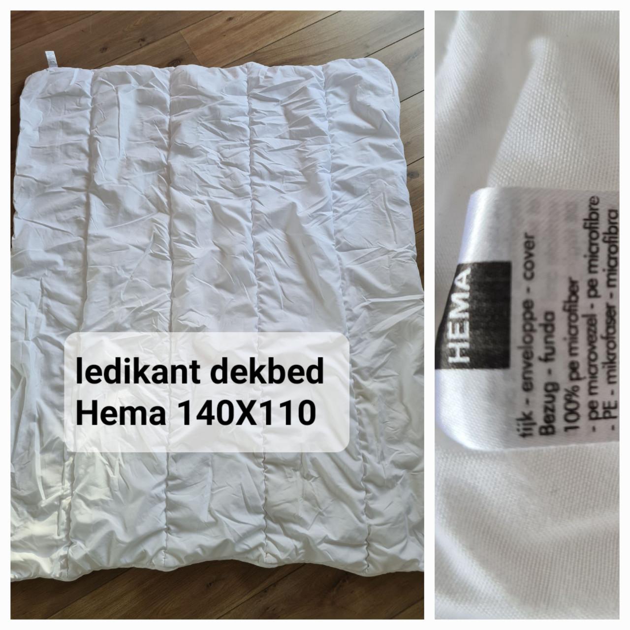 Hema zacht wit dekbed voor ledikant 140X110