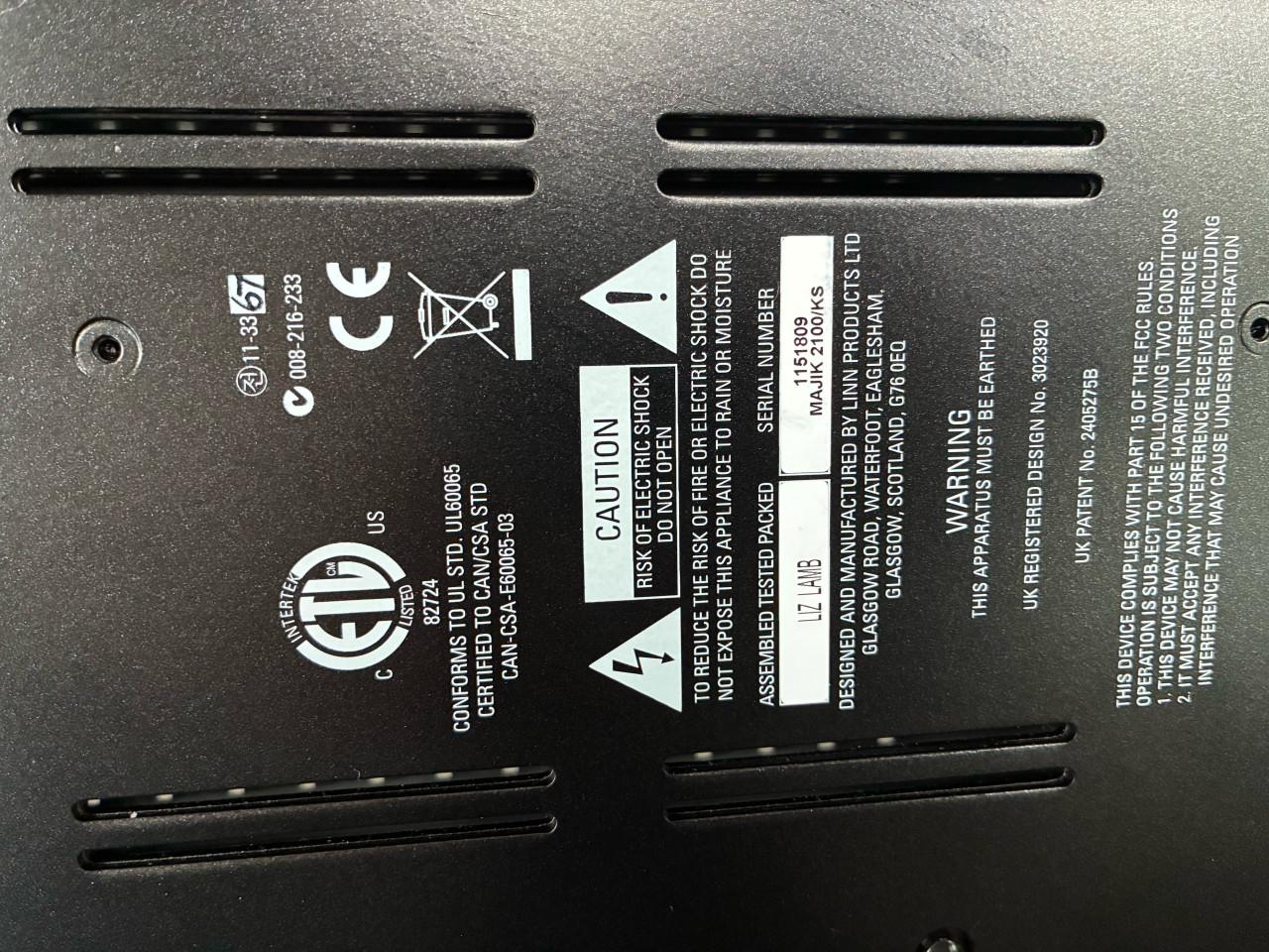 Linn Majik 2100 eindversterker – zeer nette staat