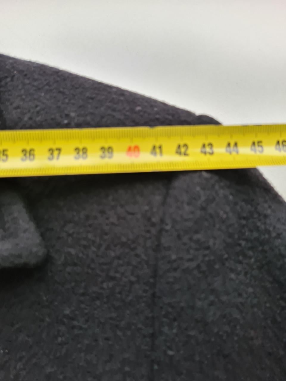 Mooie Vintage lange zwarte jas Mt 46 / Mt L