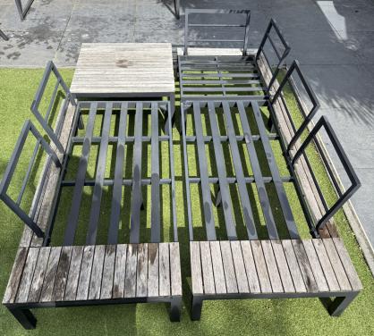 Loungeset met tafel