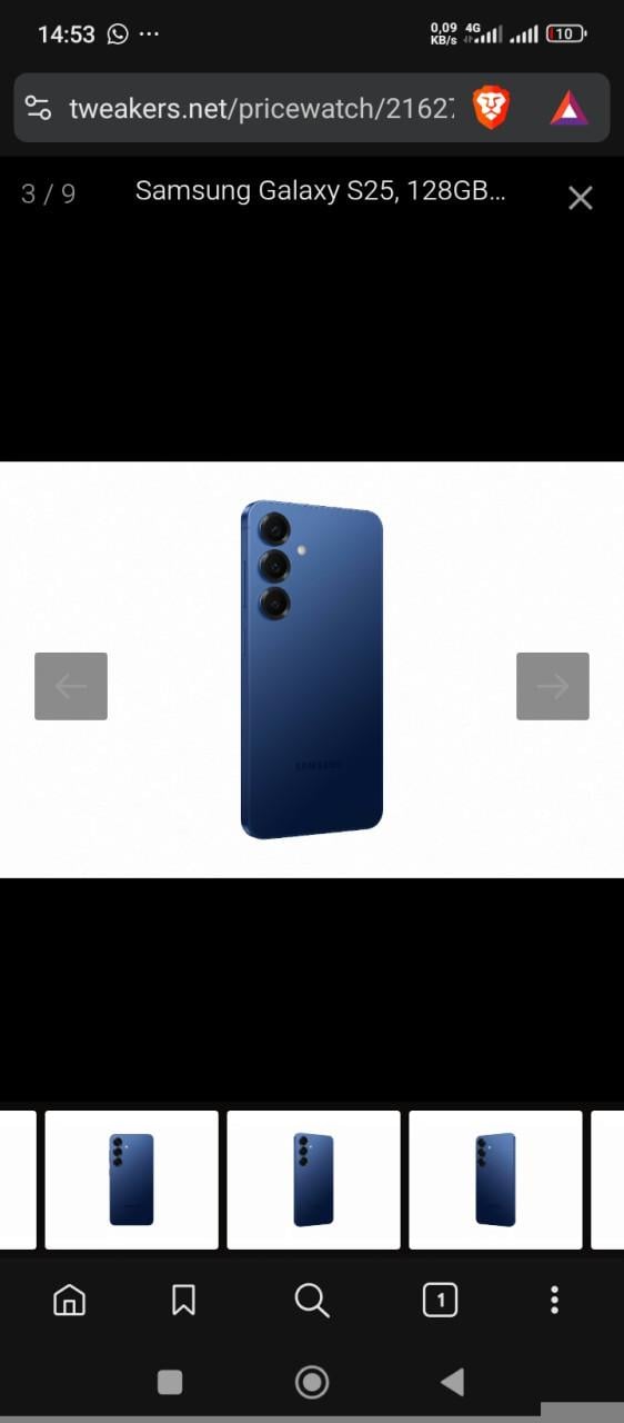 Samsung s25 darkblue 128gb Nieuw in doos!