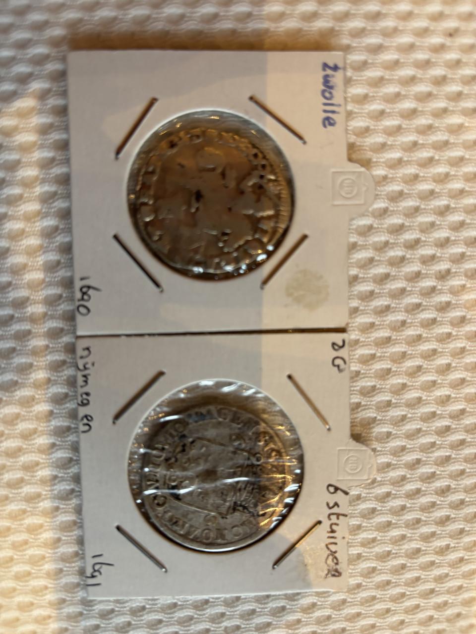 6 Stuiver zilvermunt