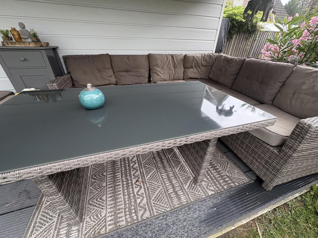 Loungset met tafel