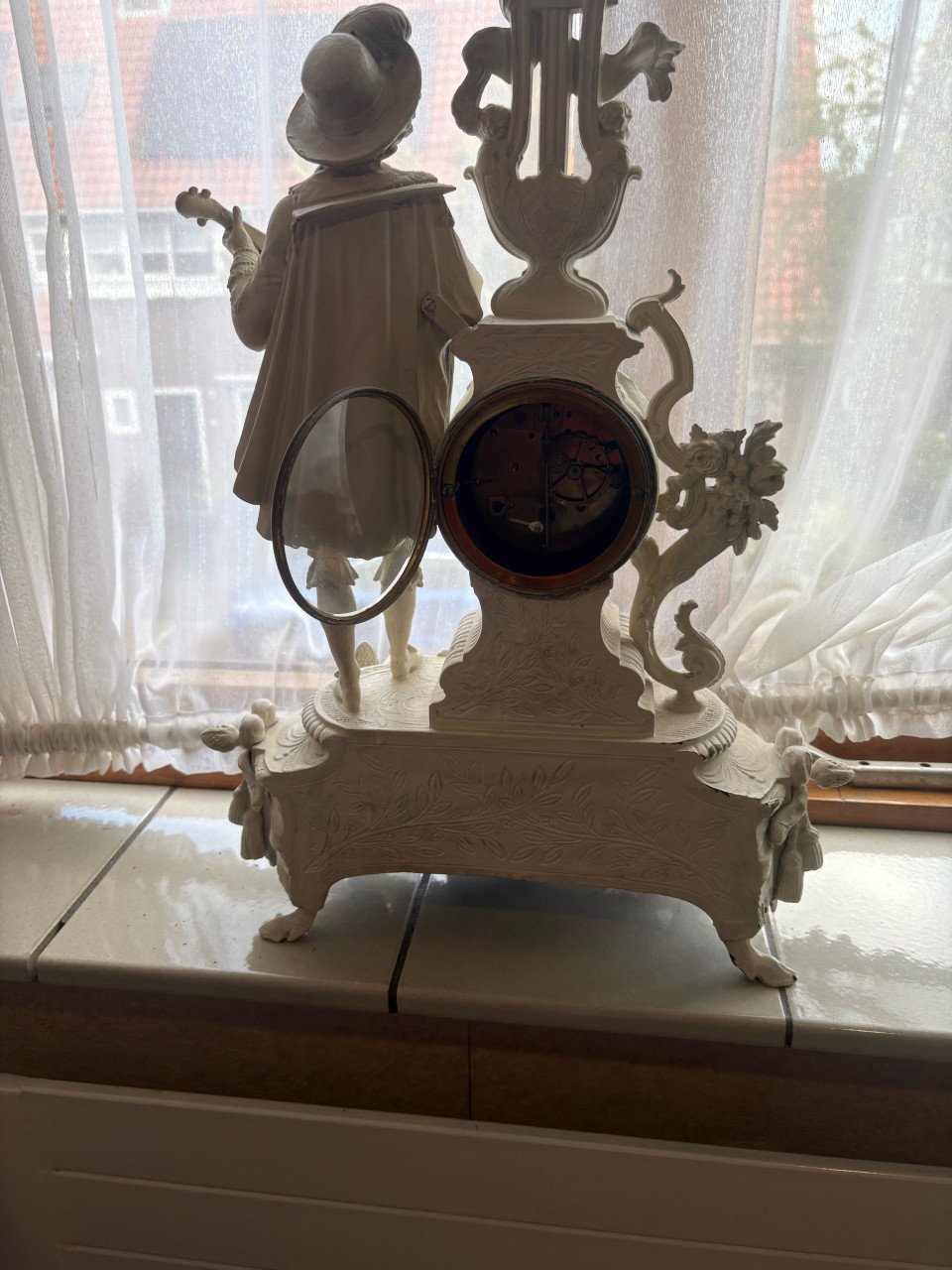 Vintage pendule,  of schoorsteenklok.