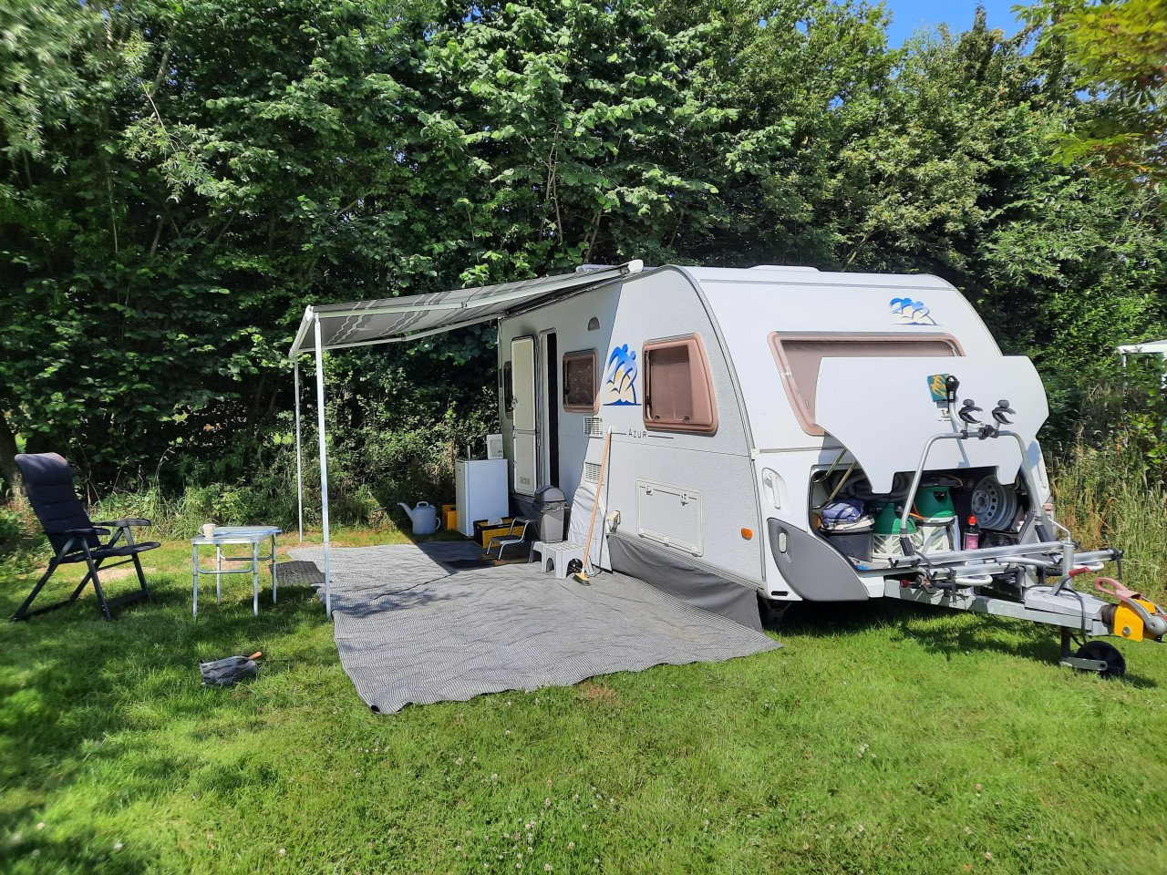 Caravan Knaus Azur 500 met mover vol automaat