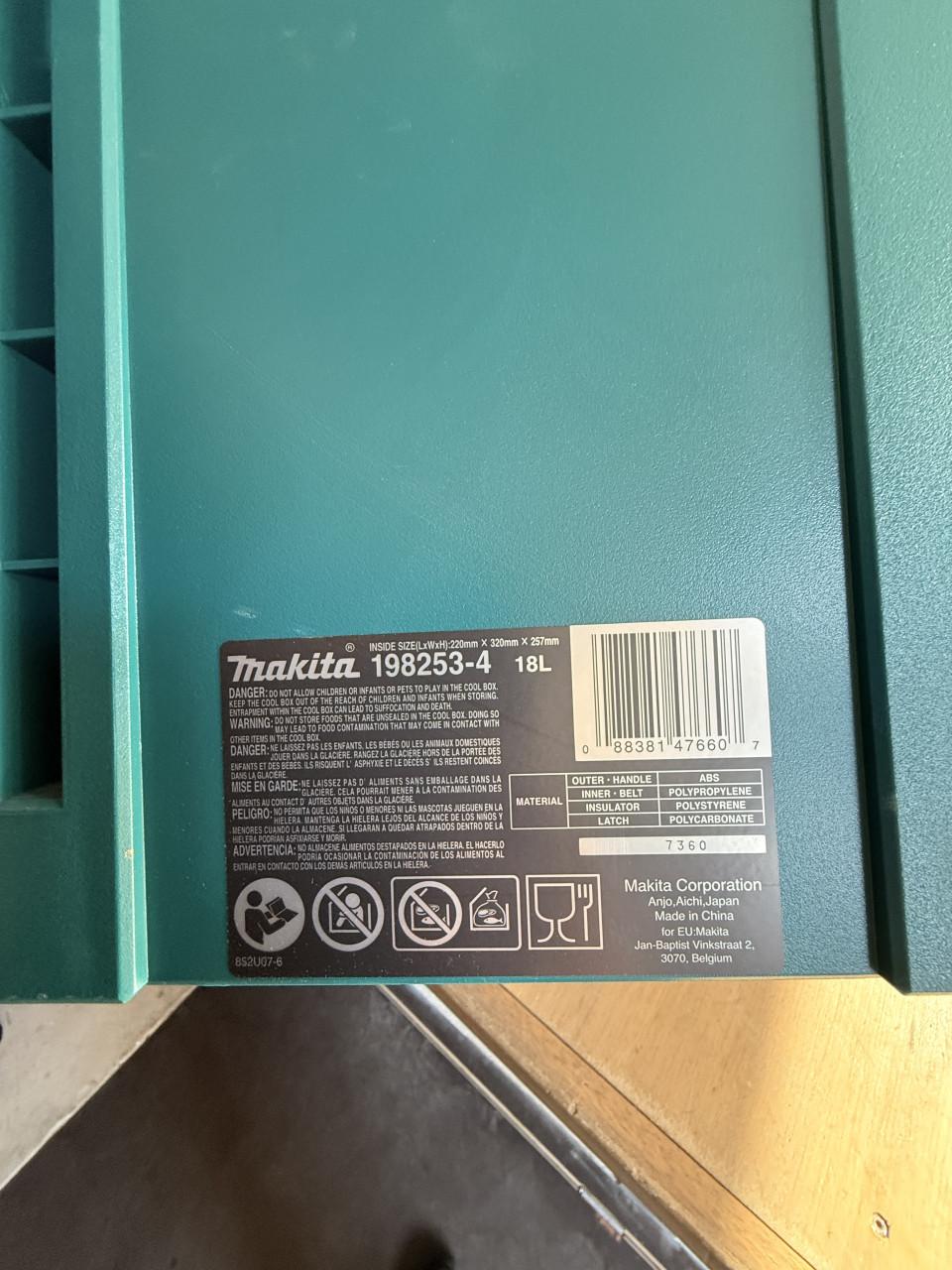 Makita Accessoires CoolMbox koelbox - 18 liter
