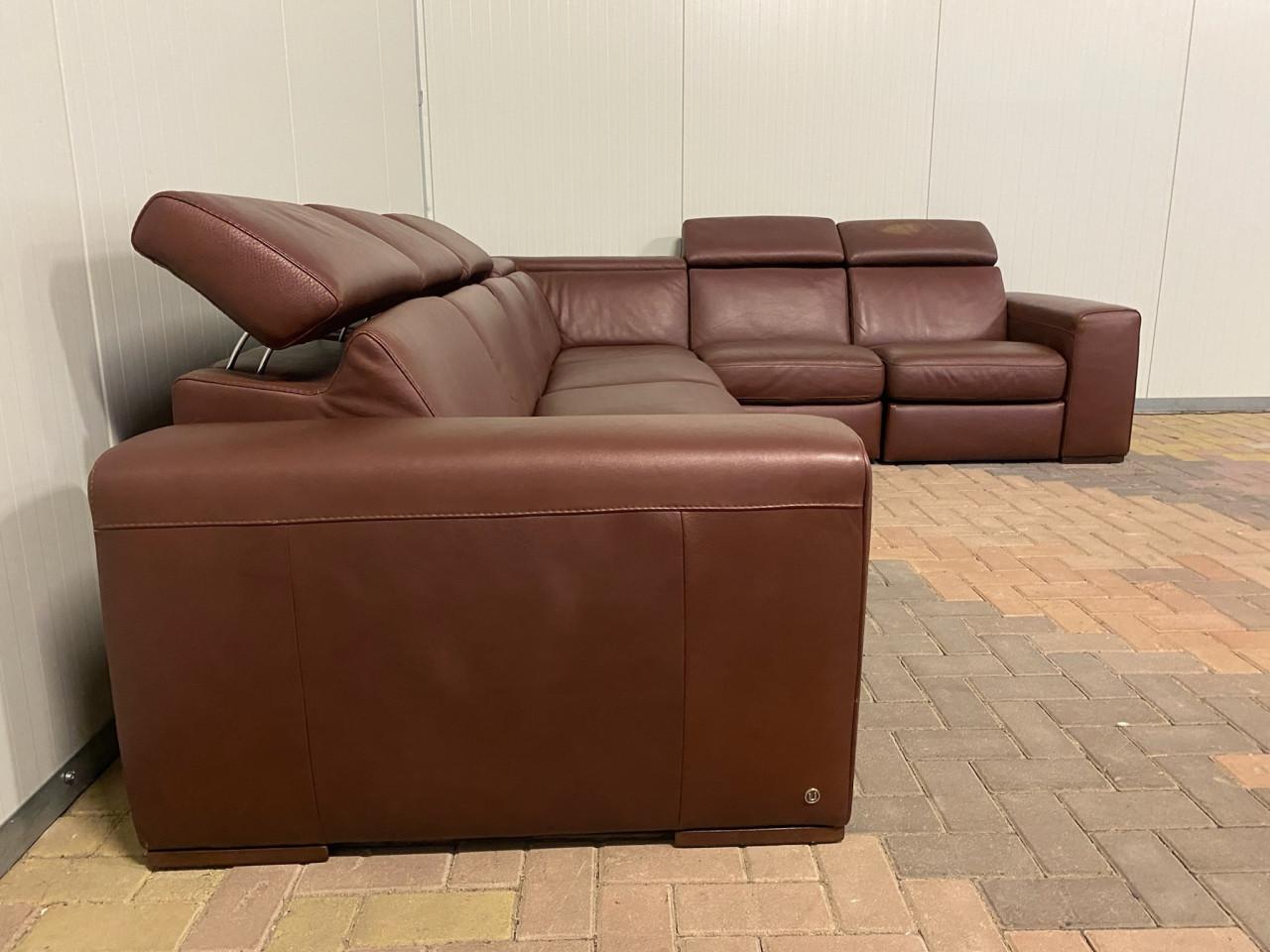 Natuzzi Editions B760 Leren Relax Hoekbank – Verstelbare Hoofdsteunen