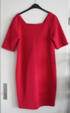 Rood roze jurk maat 40