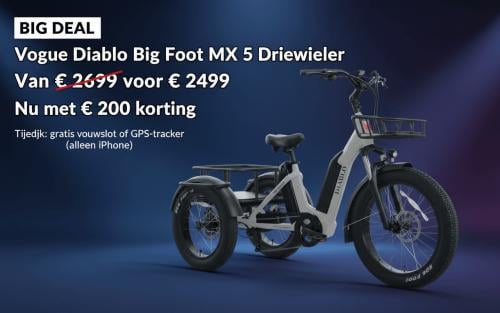 Diablo Big Foot MX 5 Driewieler Van € 2699 voor € 2499,