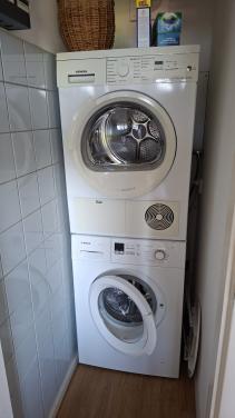 Wasmachine Bosch en droger Siemens