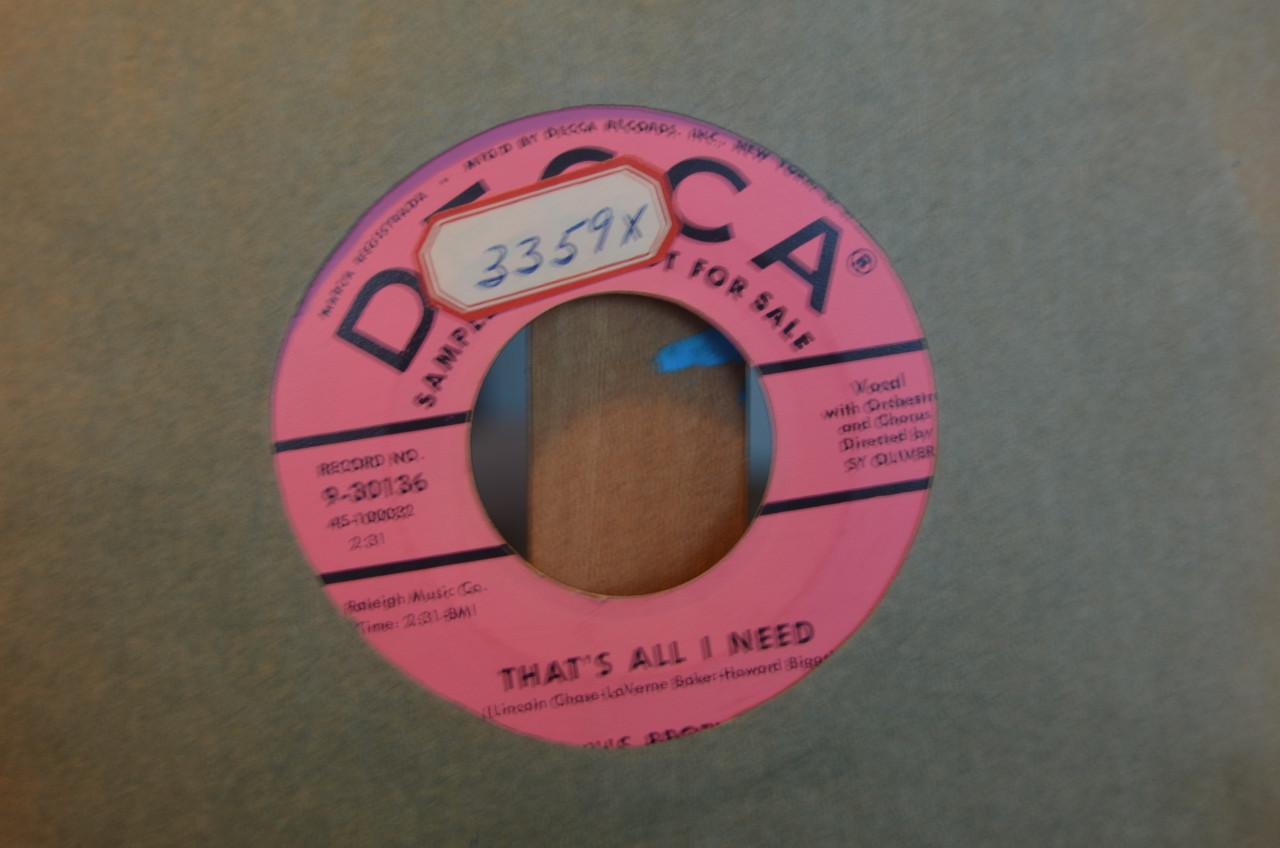 Bijzondere singles The Mills Brothers (Sample copies e.d.) (2)