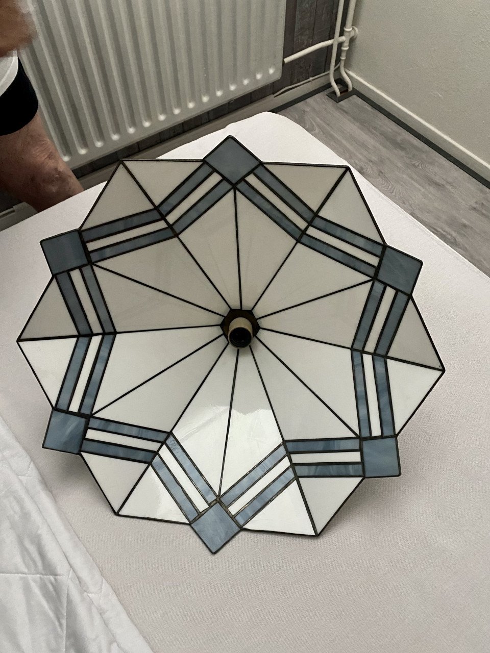 Mooie glas in lood lamp