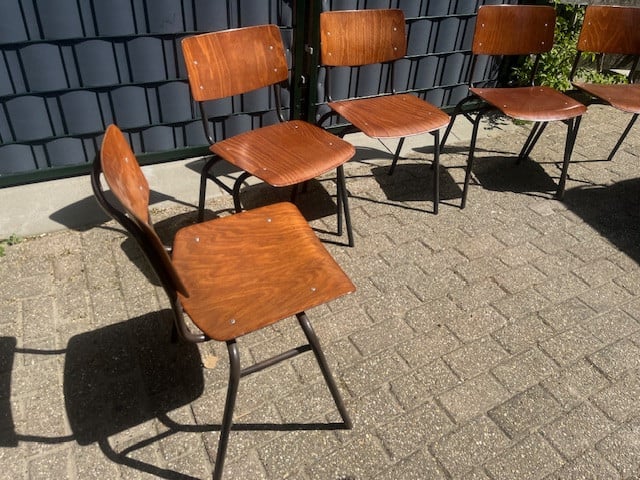 6 Kinderstoeltjes Pagholz