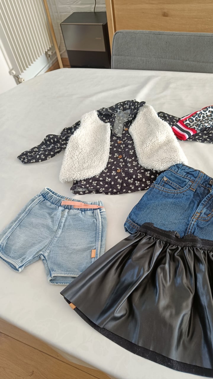 42 delig meisjespakket maat  86-93