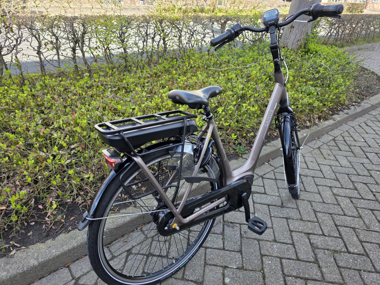 Schitterende Gazelle Luzern elektrische heren fiets met Bosch middenmotor
