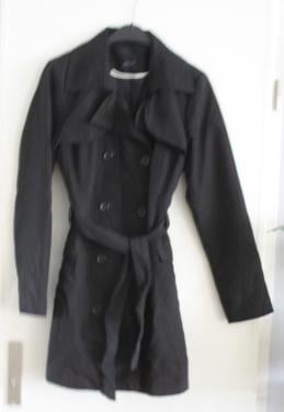Zwarte zomerjas trench coot  maat m