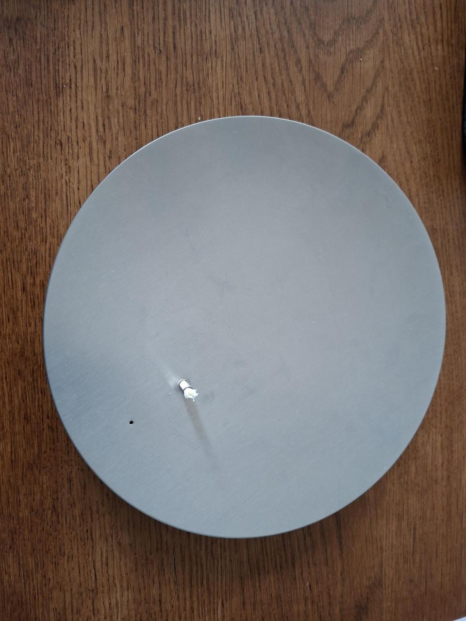 MONO  Concave vuurschaal/olielamp van edelstaal 20 cm binnen of buiten